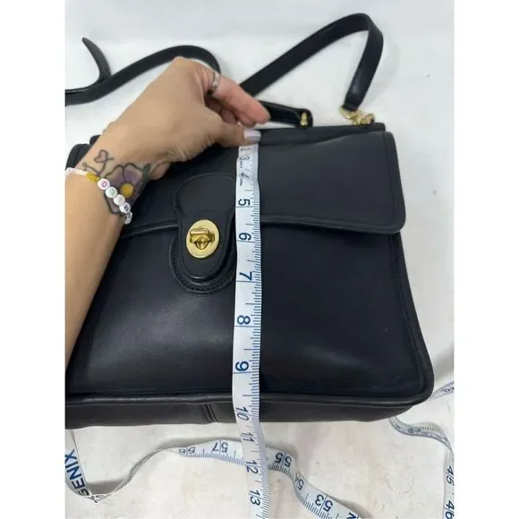 Coach Black Crossbody Bag with Structured Design - Picture 11 of 11